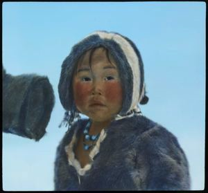 Image of Eskimo [Inuk] Girl Ni-pee-sha